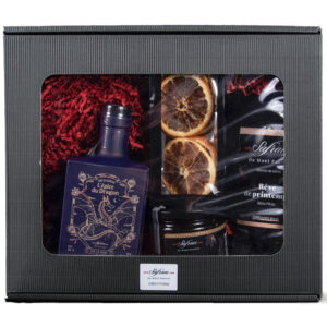 coffret de gin avec des sirops pour un cocktail